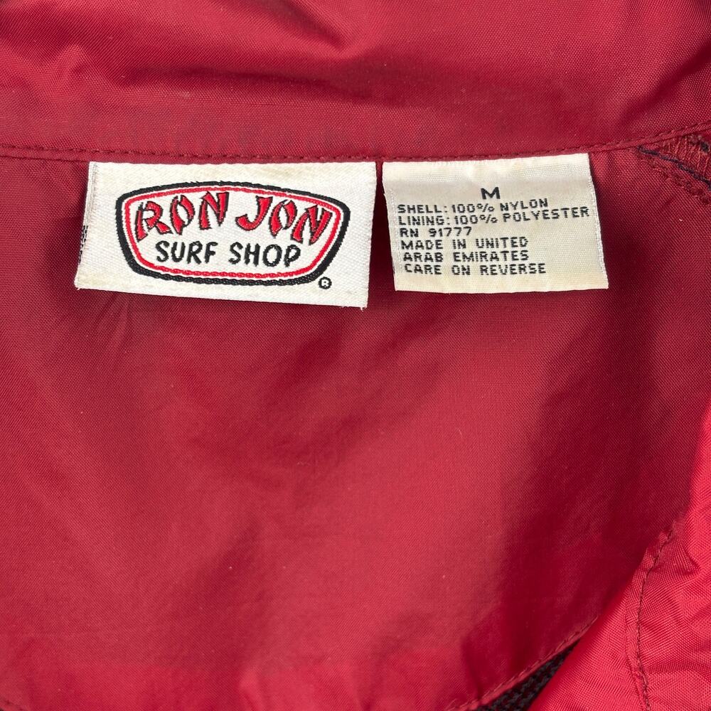 Vintage Ron Jon Surf Shop Windbreaker Jacket Size M Cocoa Beach,FL 2002 Full Zip - Picture 13 of 13